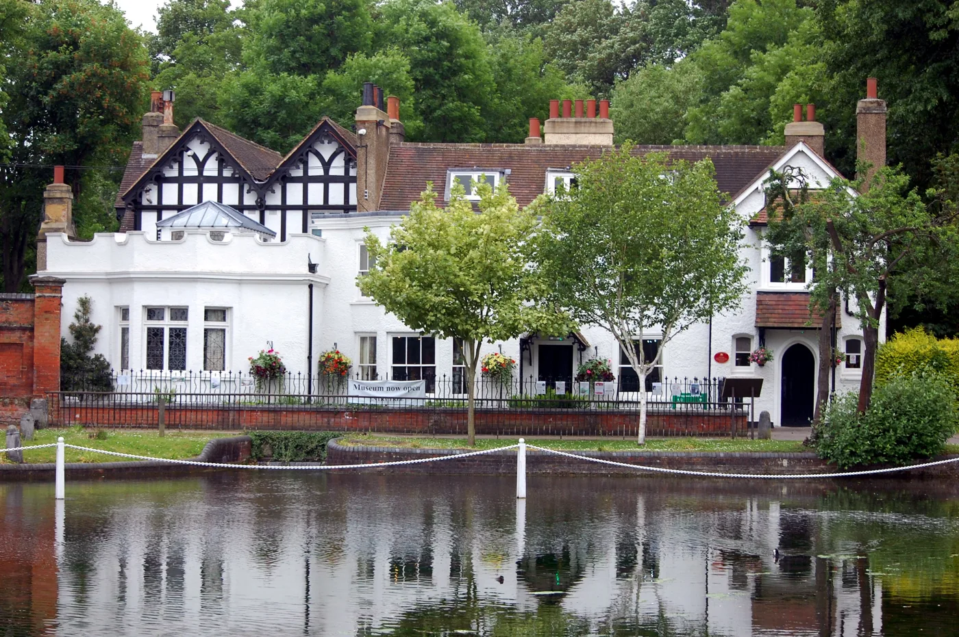 Honeywood Museum on the edge of Carshalton Ponds