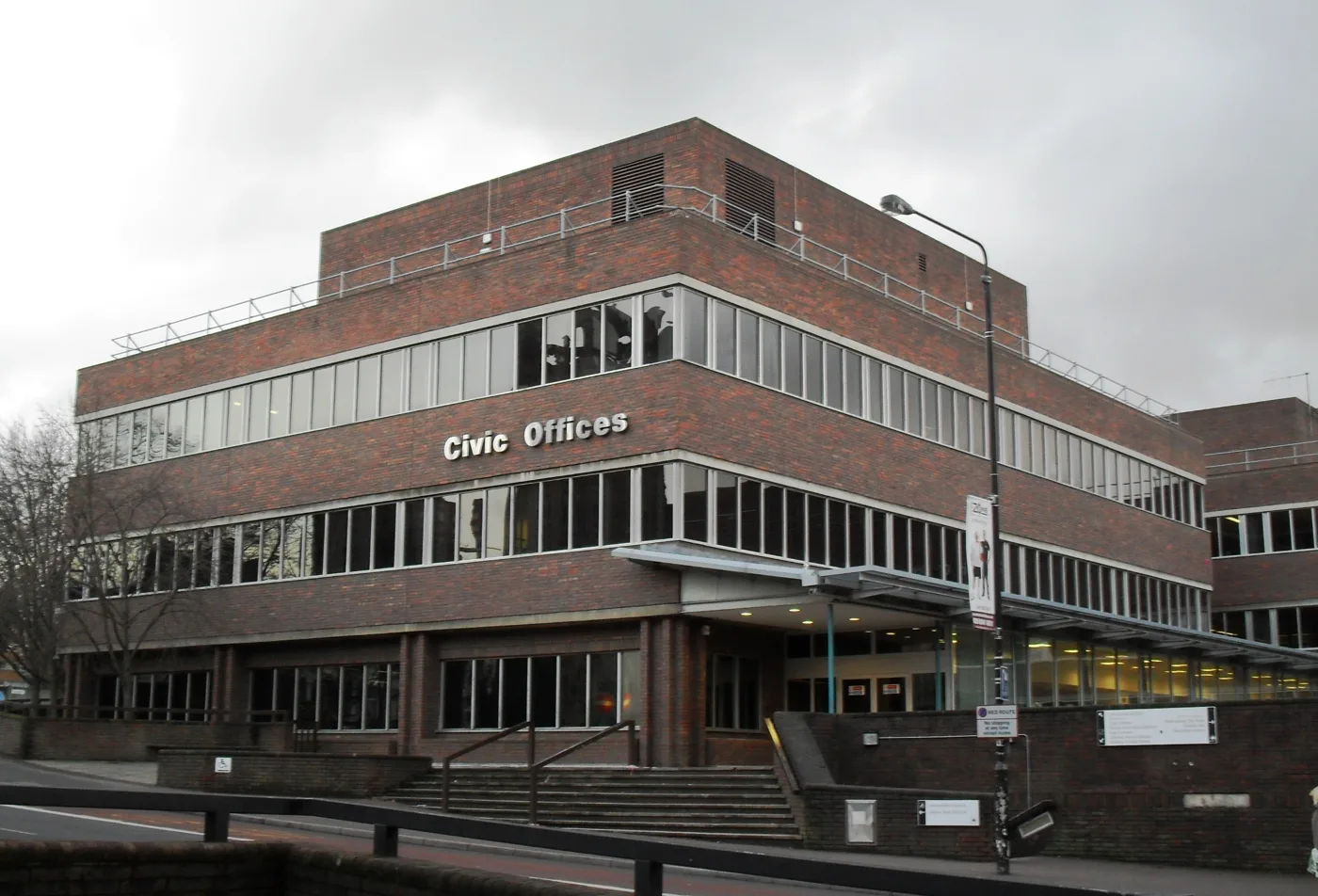 Sutton Civic Offices on St Nicholas Way, where Full Council met on Monday 19 October.